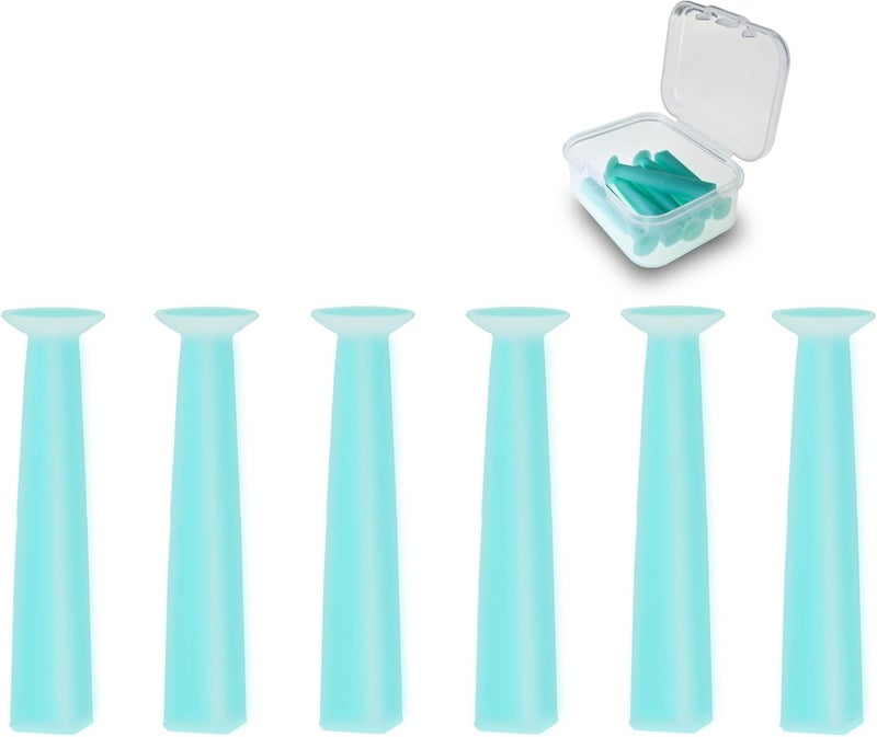 eagosion 6PCS Hard Contact Lens Remover Tool with Storage Box Eye Care Inserts Removes Reusable Suction Cup Remover Contact Plunger Eye Contact Remover for RGP/OK/Hard Lenses - Image 1